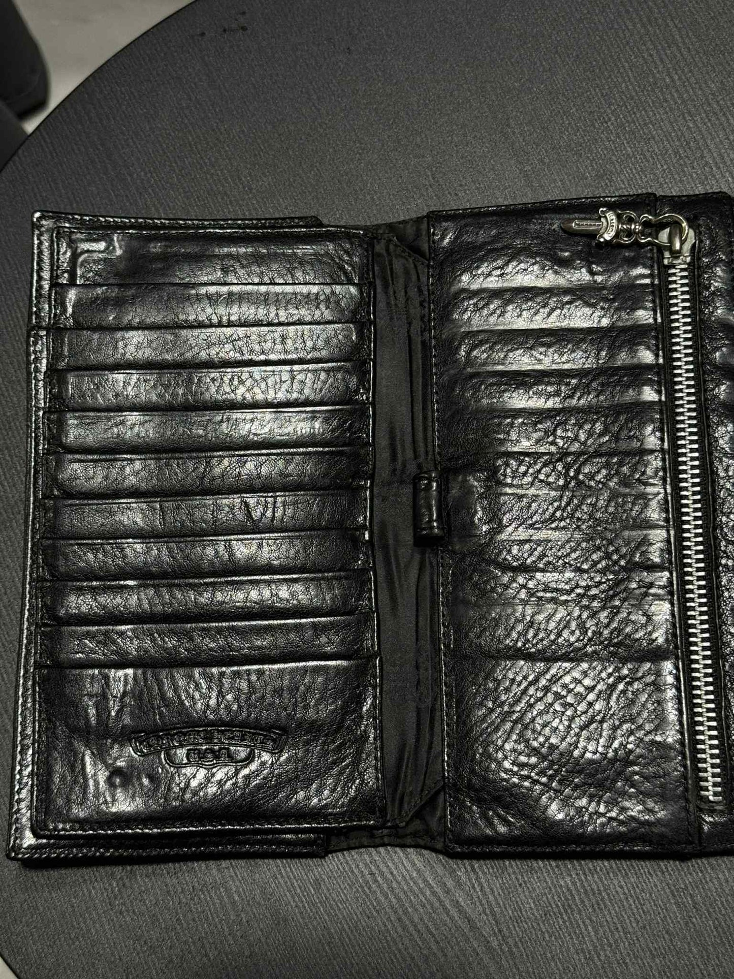 Chrome Hearts Wave Crossball Long Wallet