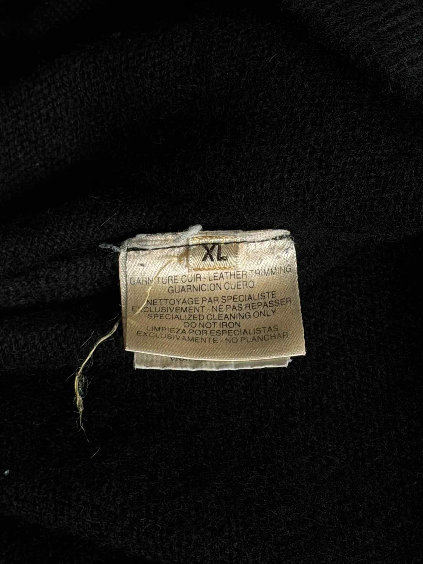 HERMES Vintage Wool Half Zip Crewneck