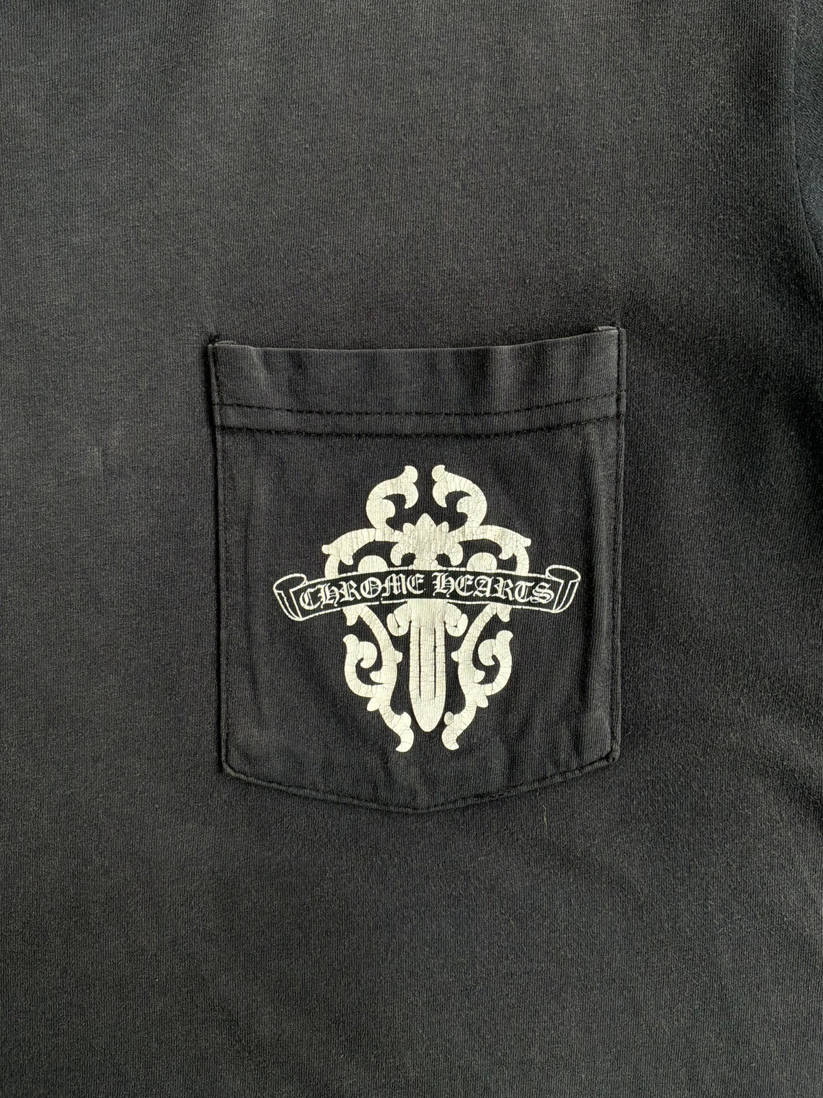 Chrome Hearts Vine Dagger Spine Black Tee