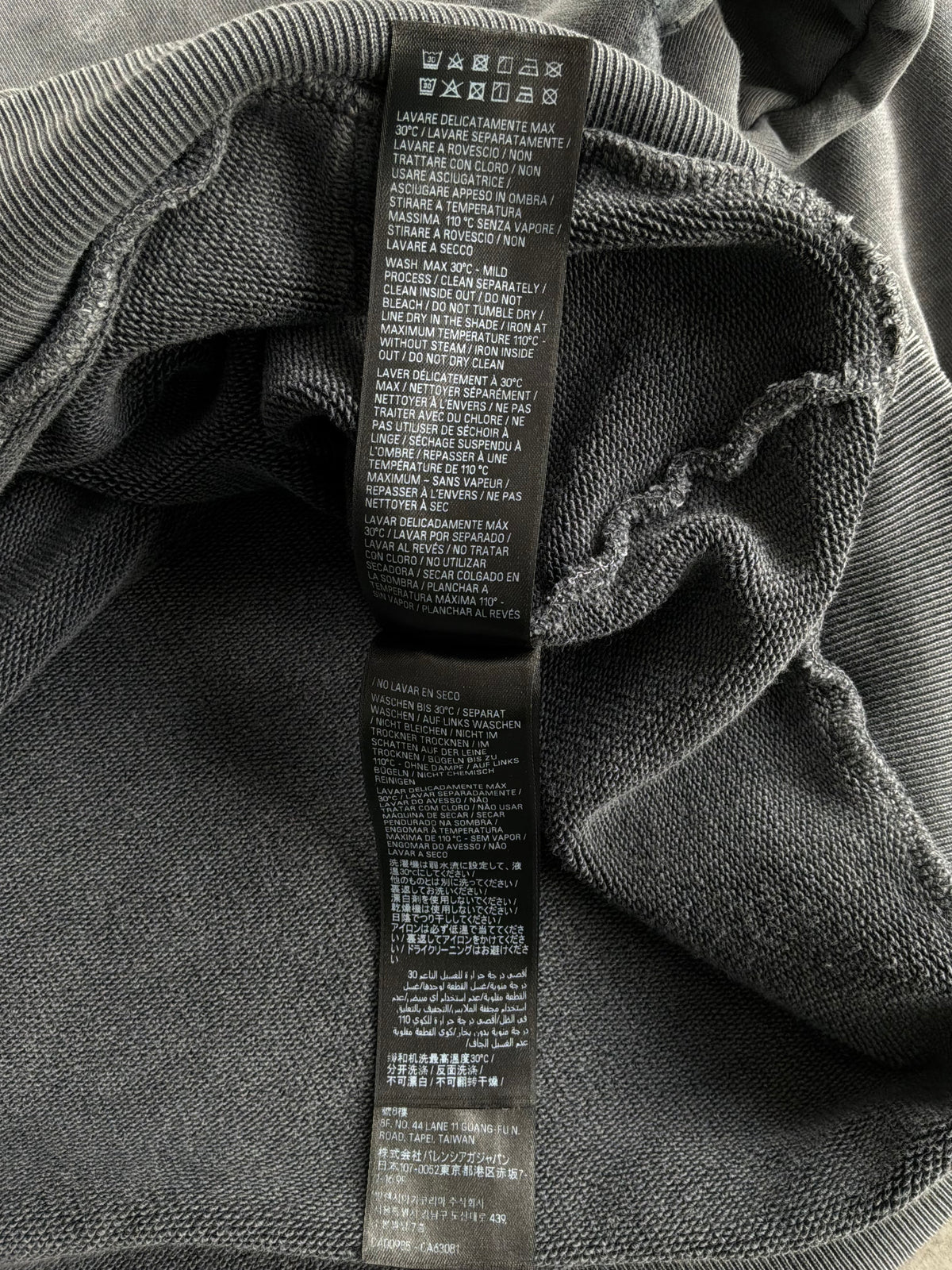 Balenciaga Tie Dye Distressed Hoodie