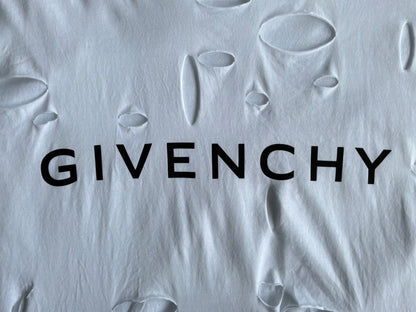 Givenchy Spellout Distressed Tee