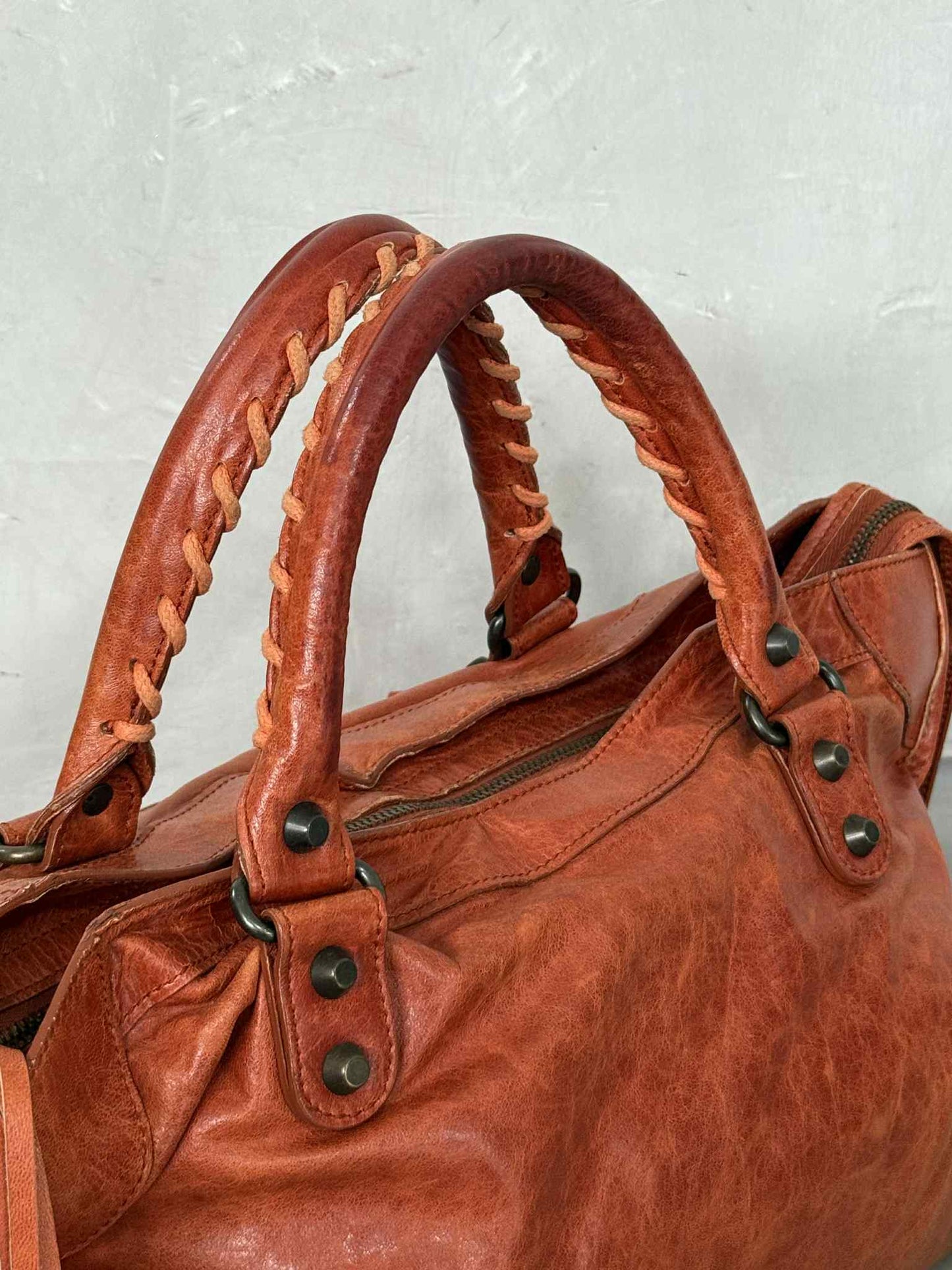 Balenciaga City Orange Classic Bag