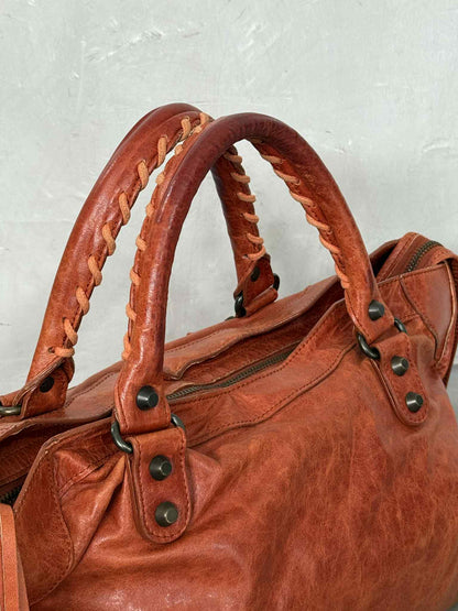 Balenciaga City Orange Classic Bag