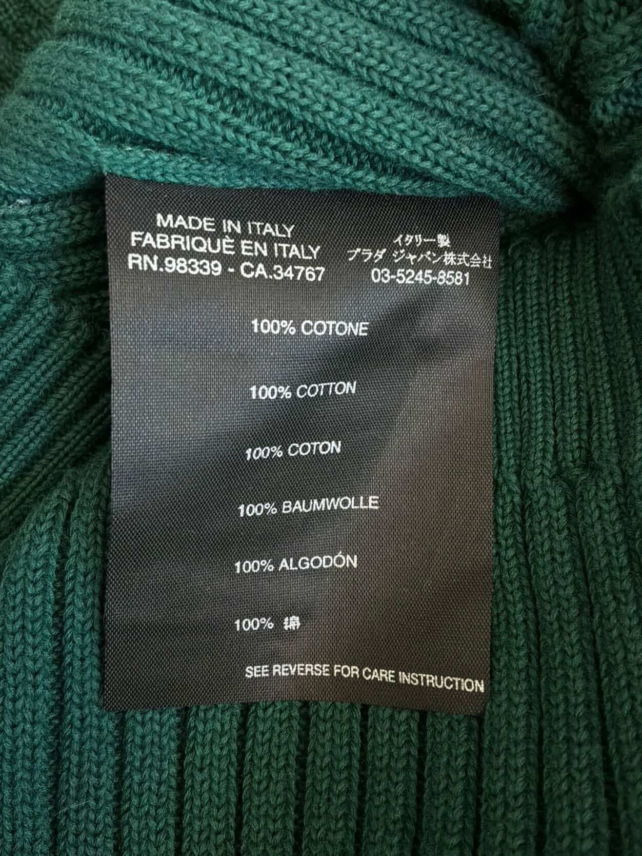 Prada Knit Collared Top
