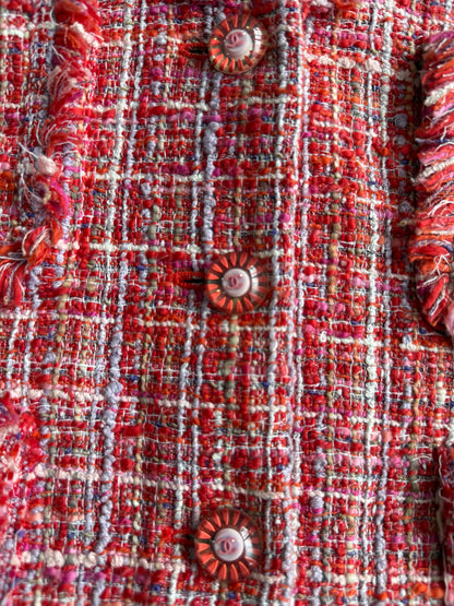 Chanel Vintage Pink Tweed Blazer