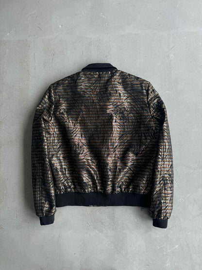 Saint Laurent Metallic Bomber Jacket