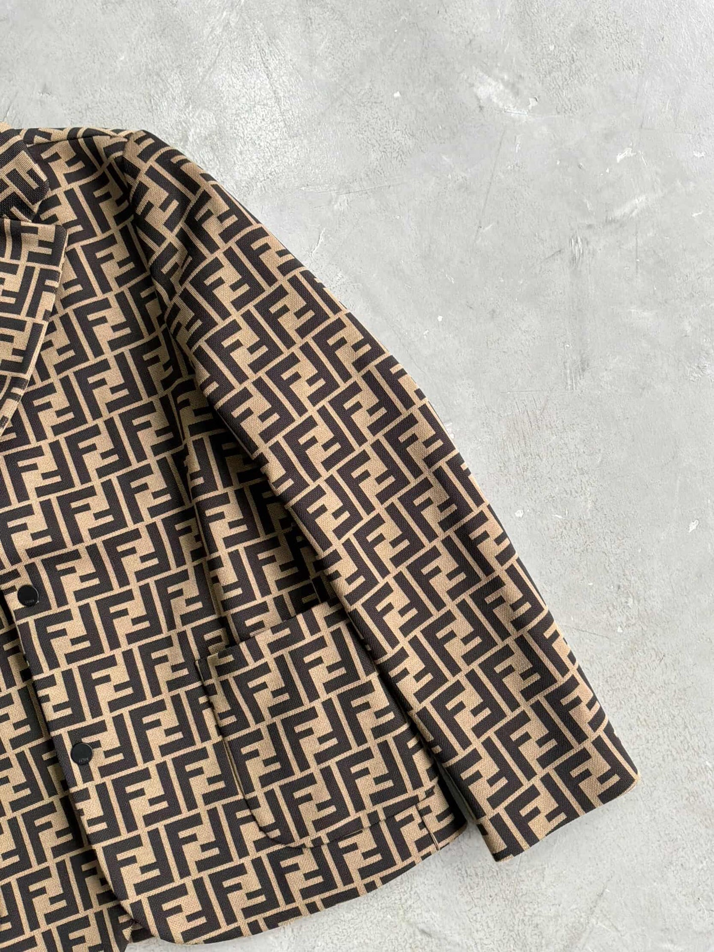 Fendi Women’s Zucca Monogram Blazer