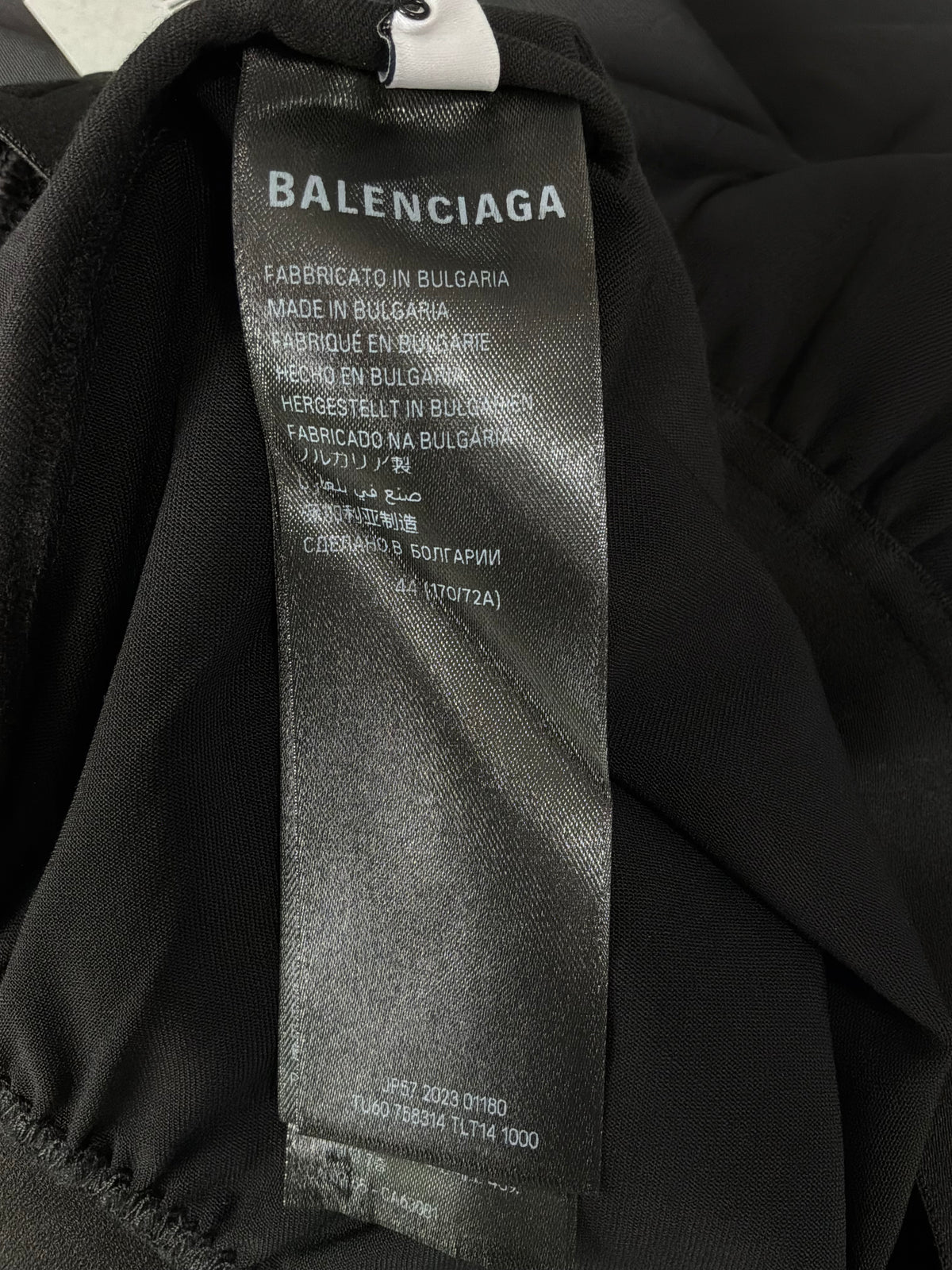 Balenciaga Garterized Baggy Trouser