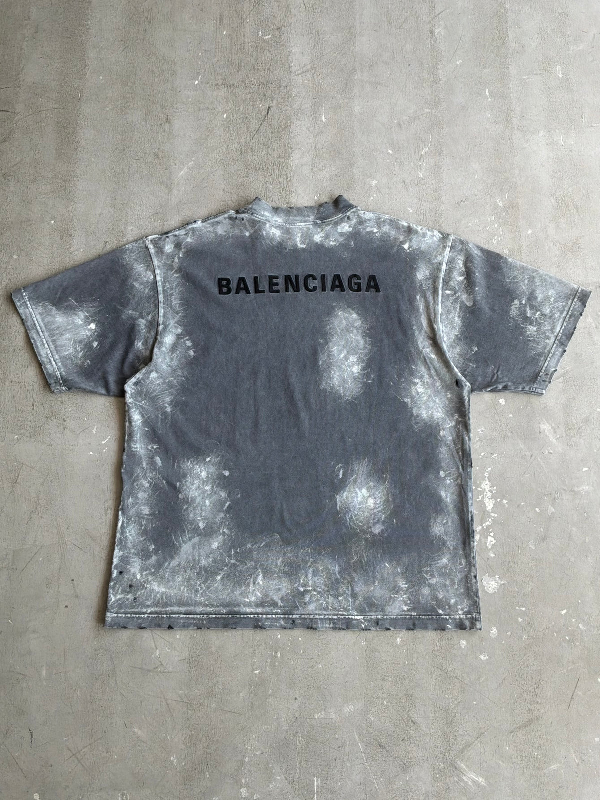 Balenciaga Spellout Tye Die Shirt