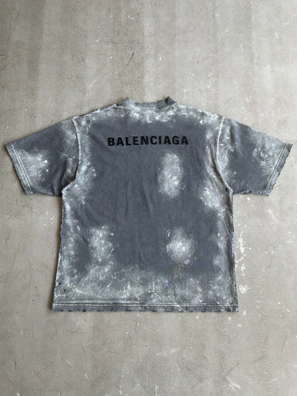 Balenciaga Spellout Tye Die Shirt