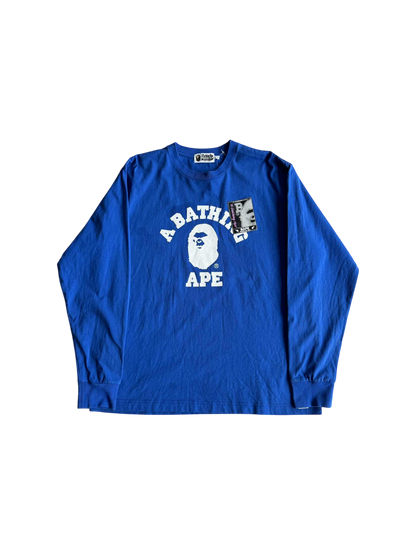 Bape Mad Face College Longsleeve