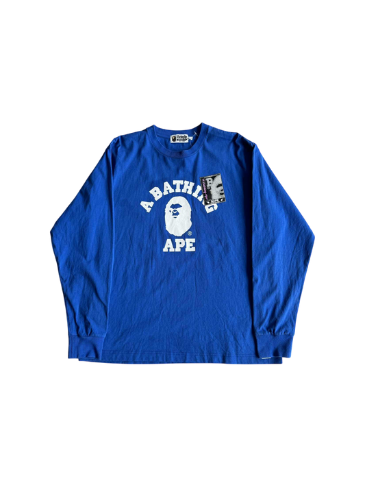 Bape Mad Face College Longsleeve