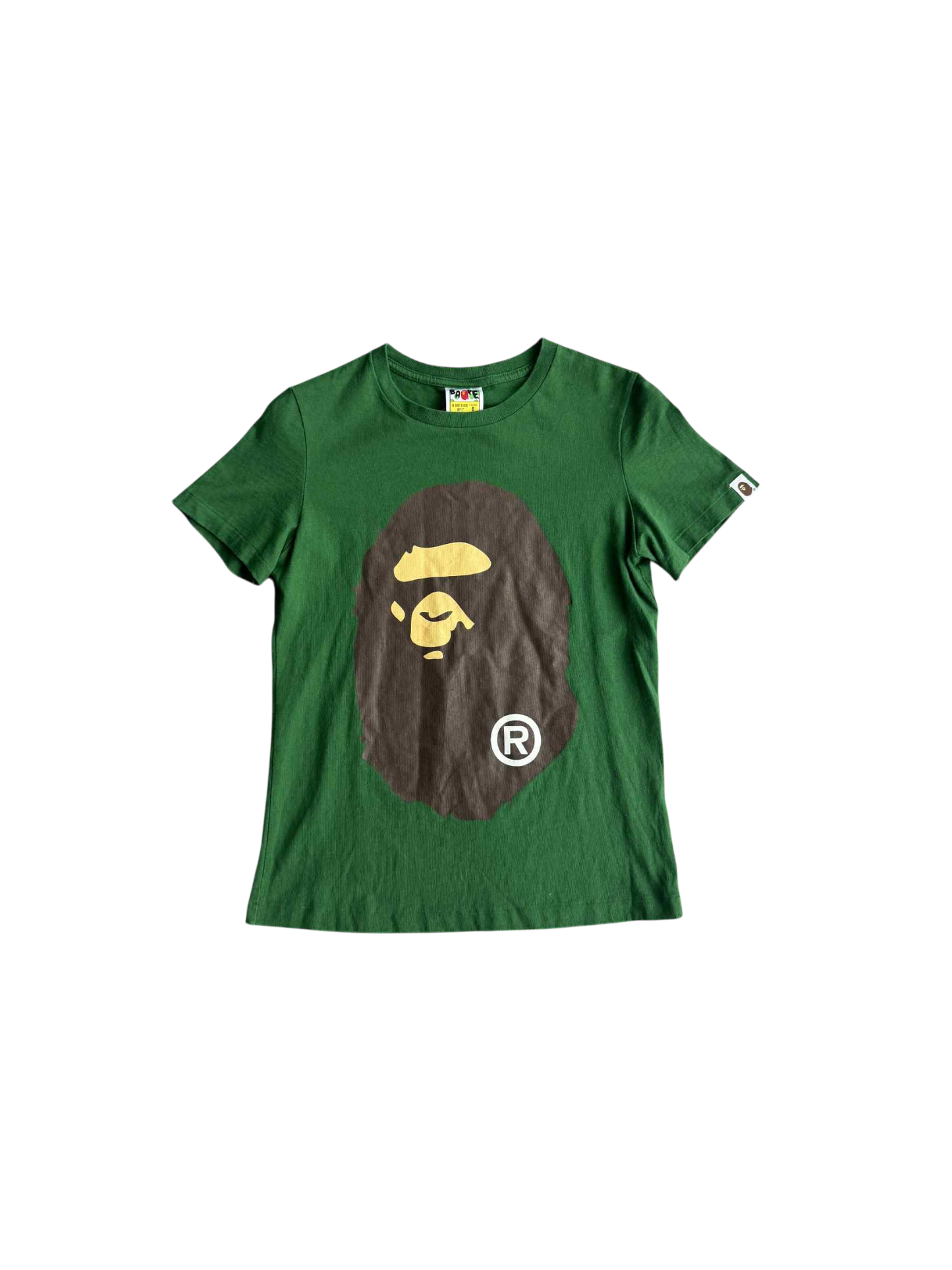Bape Big Head Green Tee