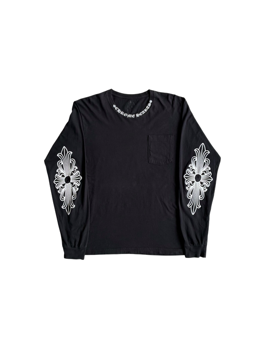 Chrome Hearts Neck Script Floral Longsleeves