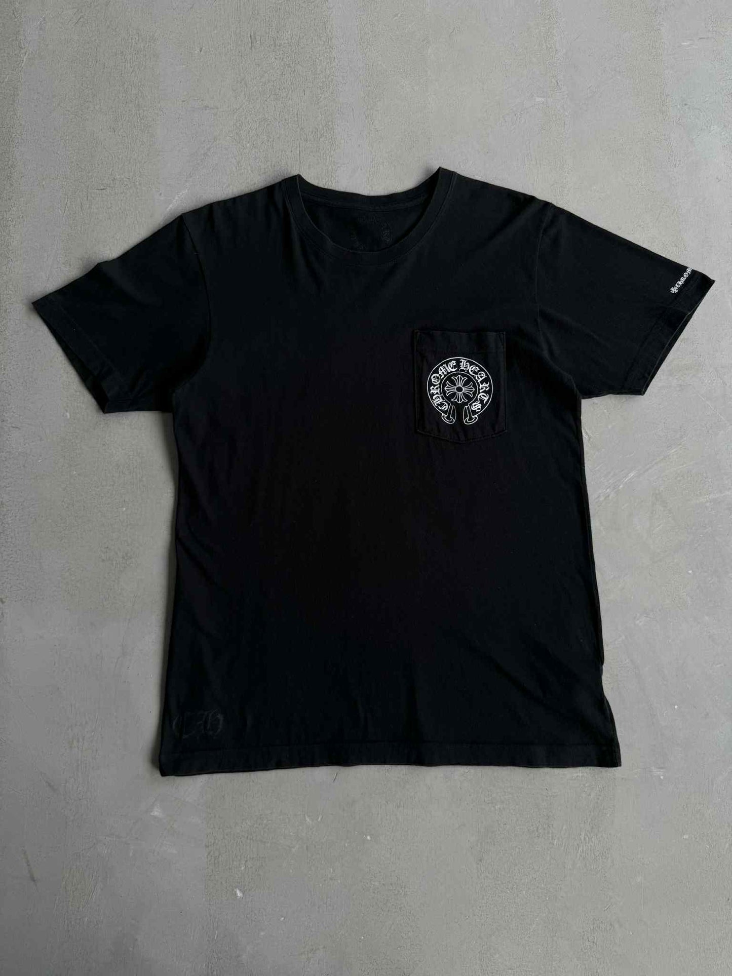 Chrome Hearts Black Horseshoe Design Shirt