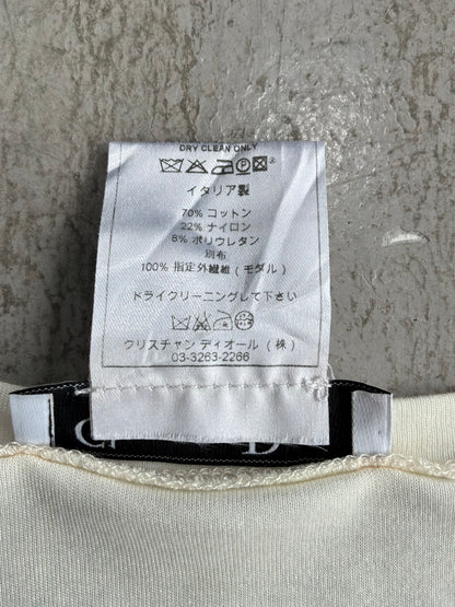 Dior John Galliano Era White Mesh Top