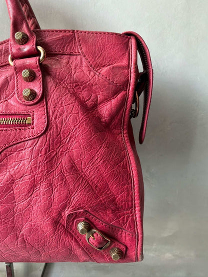 Balenciaga City Classic Pink Lambskin