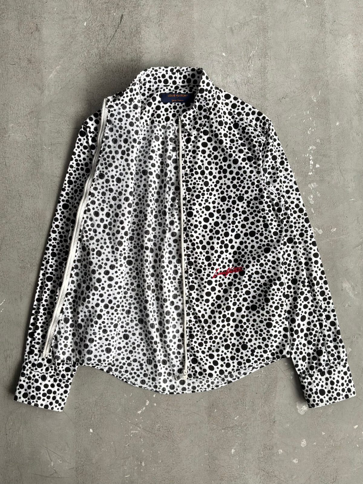 Louis Vuitton X Yayoi Kusama Polka Zip Up Shirt