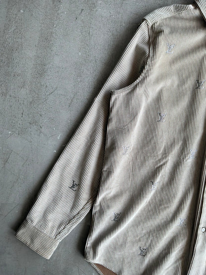 2026 Louis Vuitton Swarovski Monogram Corduroy Shirt