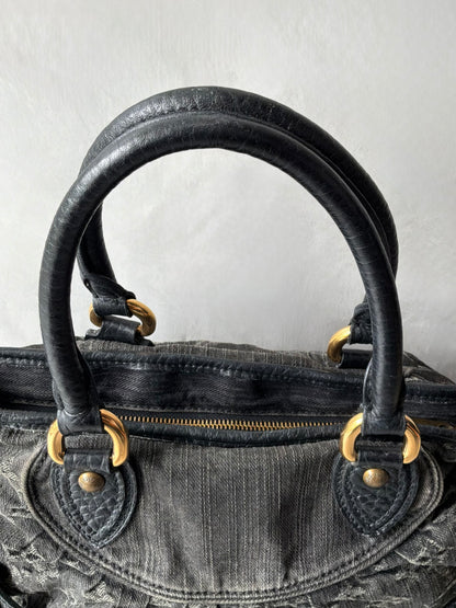 Louis Vuitton Neo Cabby MM Monogram Denim Handbag
