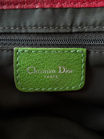 Dior John Galliano Rasta Saddle Bag