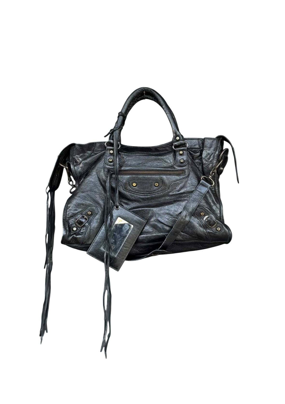 Balenciaga Classic City Black On Brass