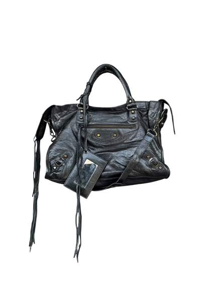Balenciaga Classic City Black On Brass