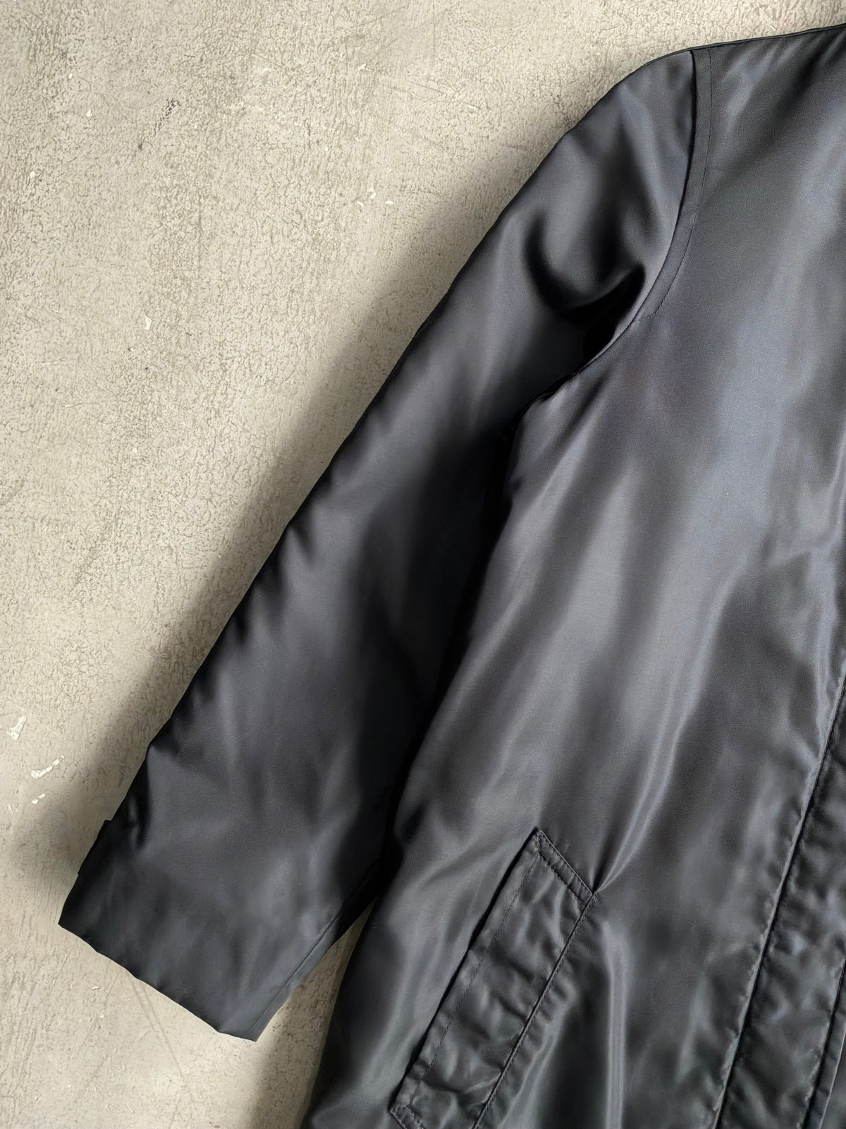 Prada Neck Back Plate Trench Coat