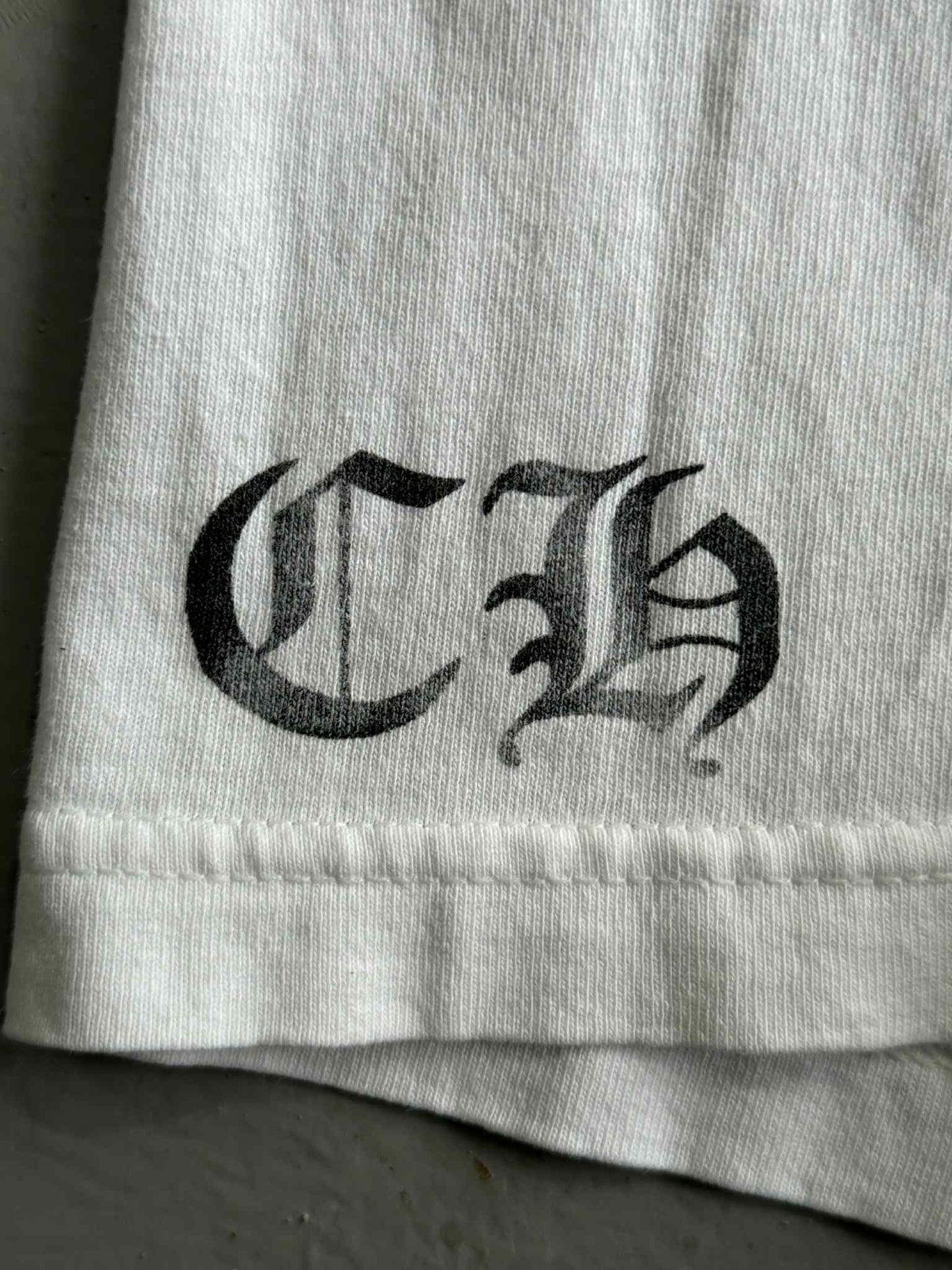 Vintage Chrome Hearts Floral Horseshoe Tee