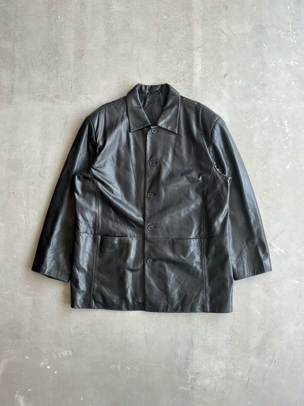 Balenciaga Vintage Leather Coat
