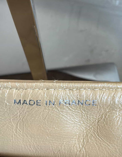 Chanel Classic Medium Single Flap Beige Crossbody Bag