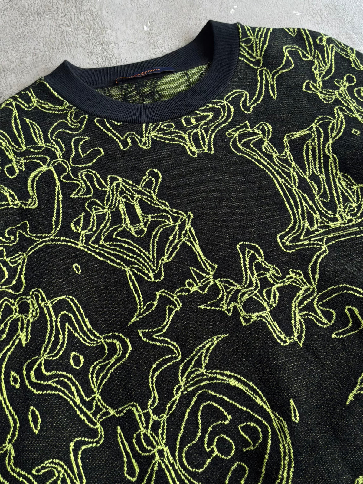 Louis Vuitton Monogram Intarsia Knit Crewneck
