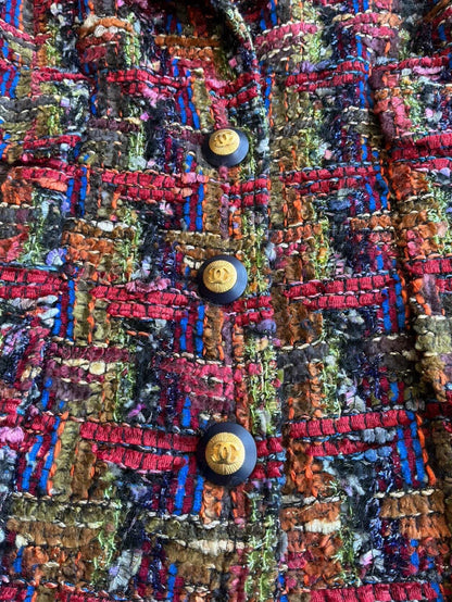 1993 Chanel Multicolor Tweed Blazer