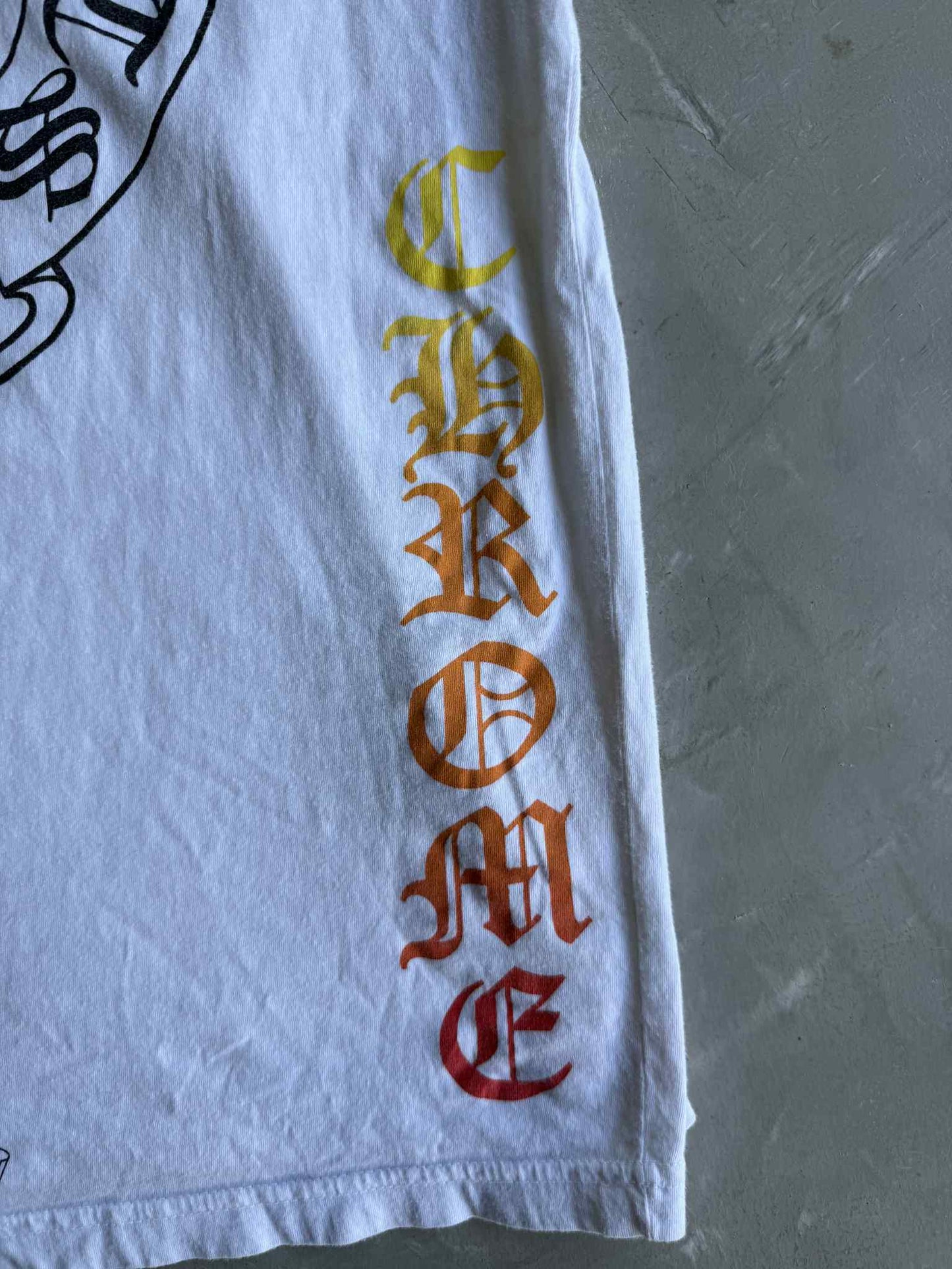 Chrome Hearts Vintage Horseshoe Red Yellow Green Shirt