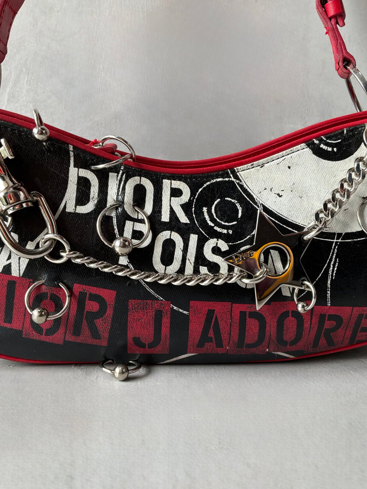 Christian Dior “Hardcore” Pierced Shoulder Bag