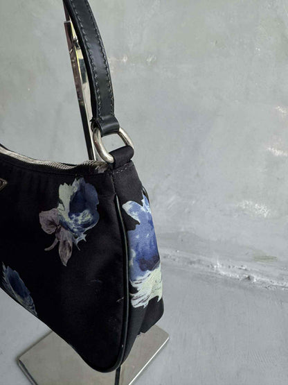 Prada Tessuto Stampata Pochette Bag