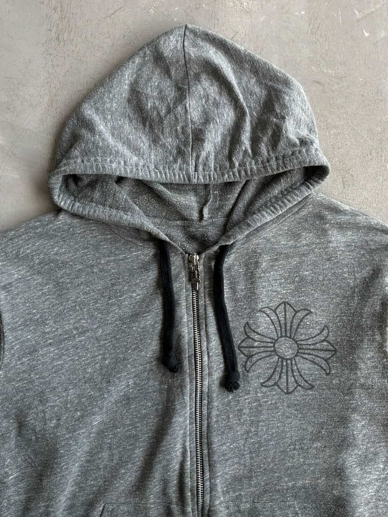 Chrome Hearts Hollywood Plate Zip Hoodie