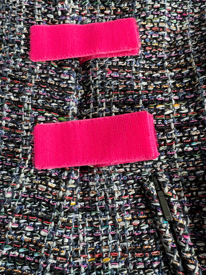 Chanel Multicolor Tweed Velcro Closure Jacket