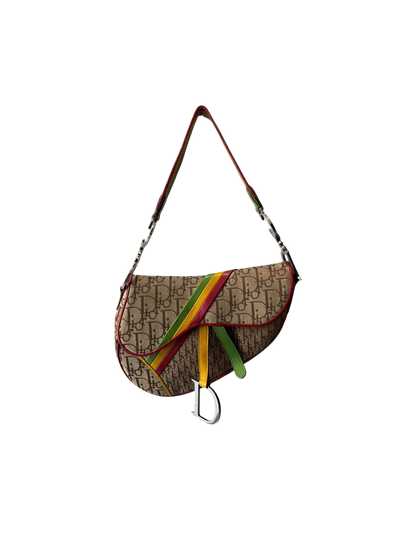Dior John Galliano Rasta Saddle Bag