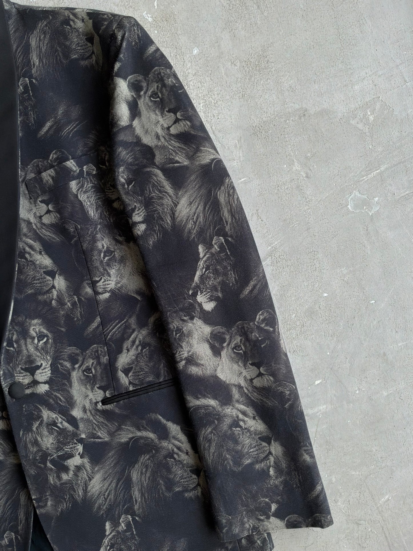 Roberto Cavalli Lion Print Blazer