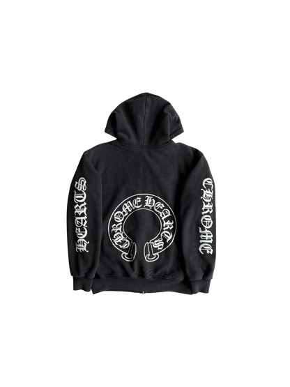 Chrome Hearts Horseshoe Script Thermal Zip Hoodie