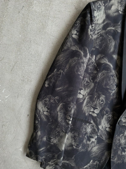 Roberto Cavalli Lion Print Blazer