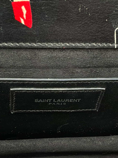 Saint Laurent Paris Lipstick Flap Chain Shoulder Bag