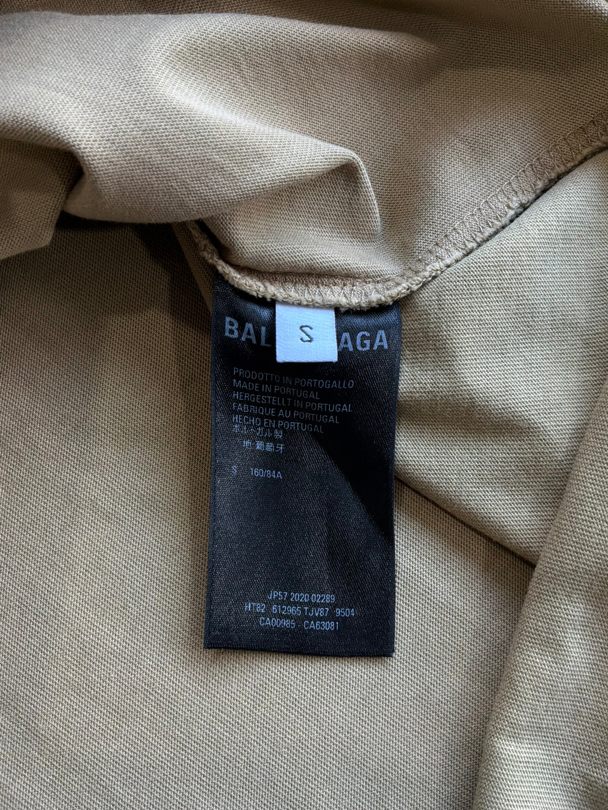 Balenciaga Spellout Chest Logo Tee