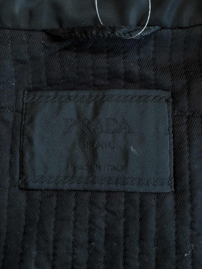 Prada Black Nylon Harrington Jacket