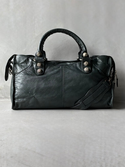 Balenciaga Part Time Dark Green Giant 21 Lambskin Bag