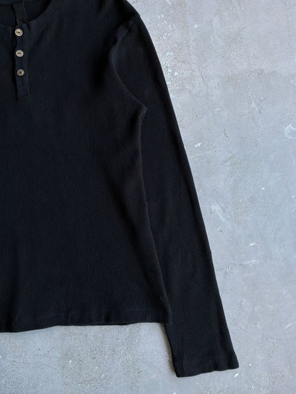 Chrome Hearts Thermal Henley Embroidered Longsleeves