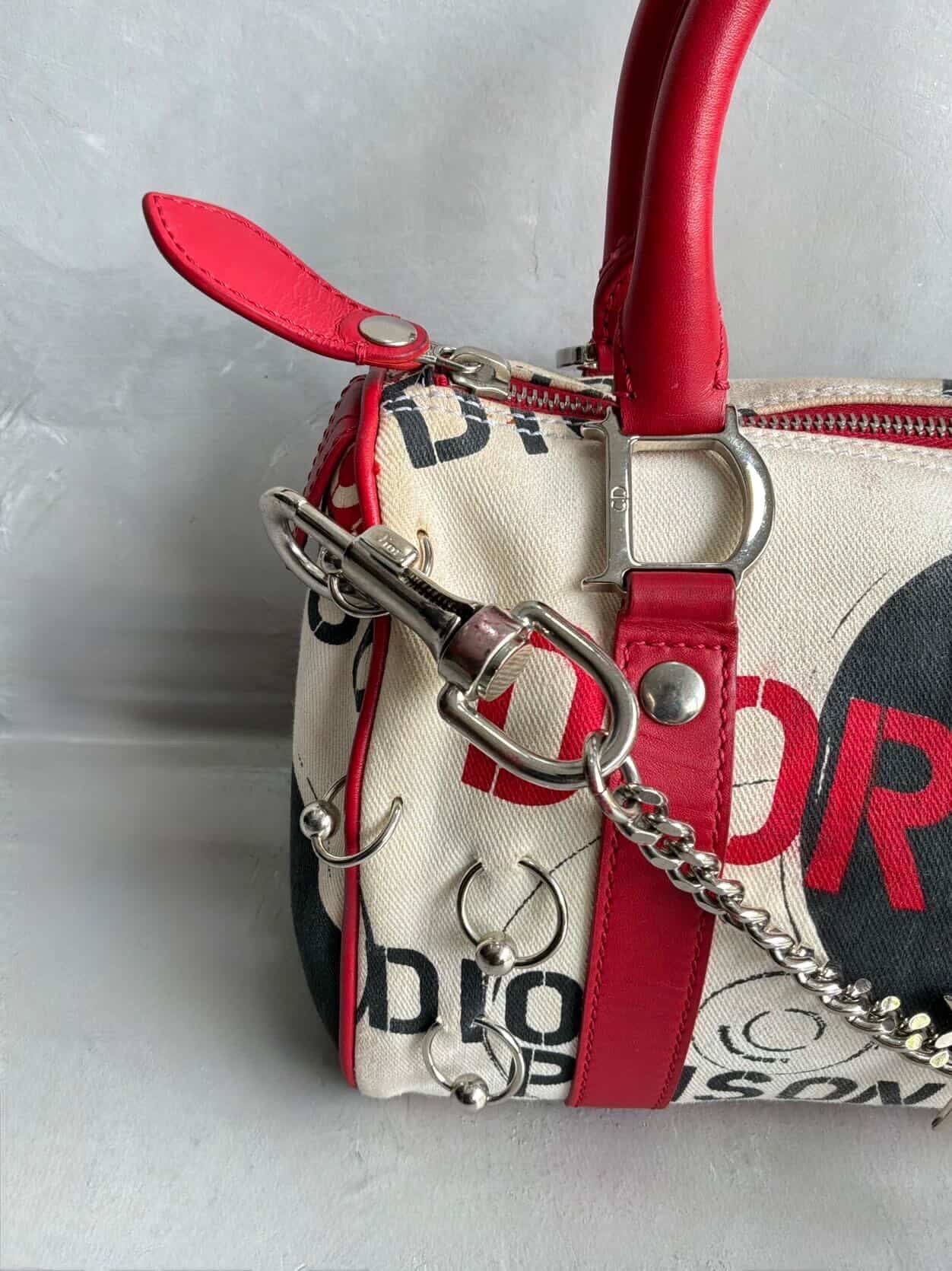 2004 Dior Hardcore Mini Boston Bag