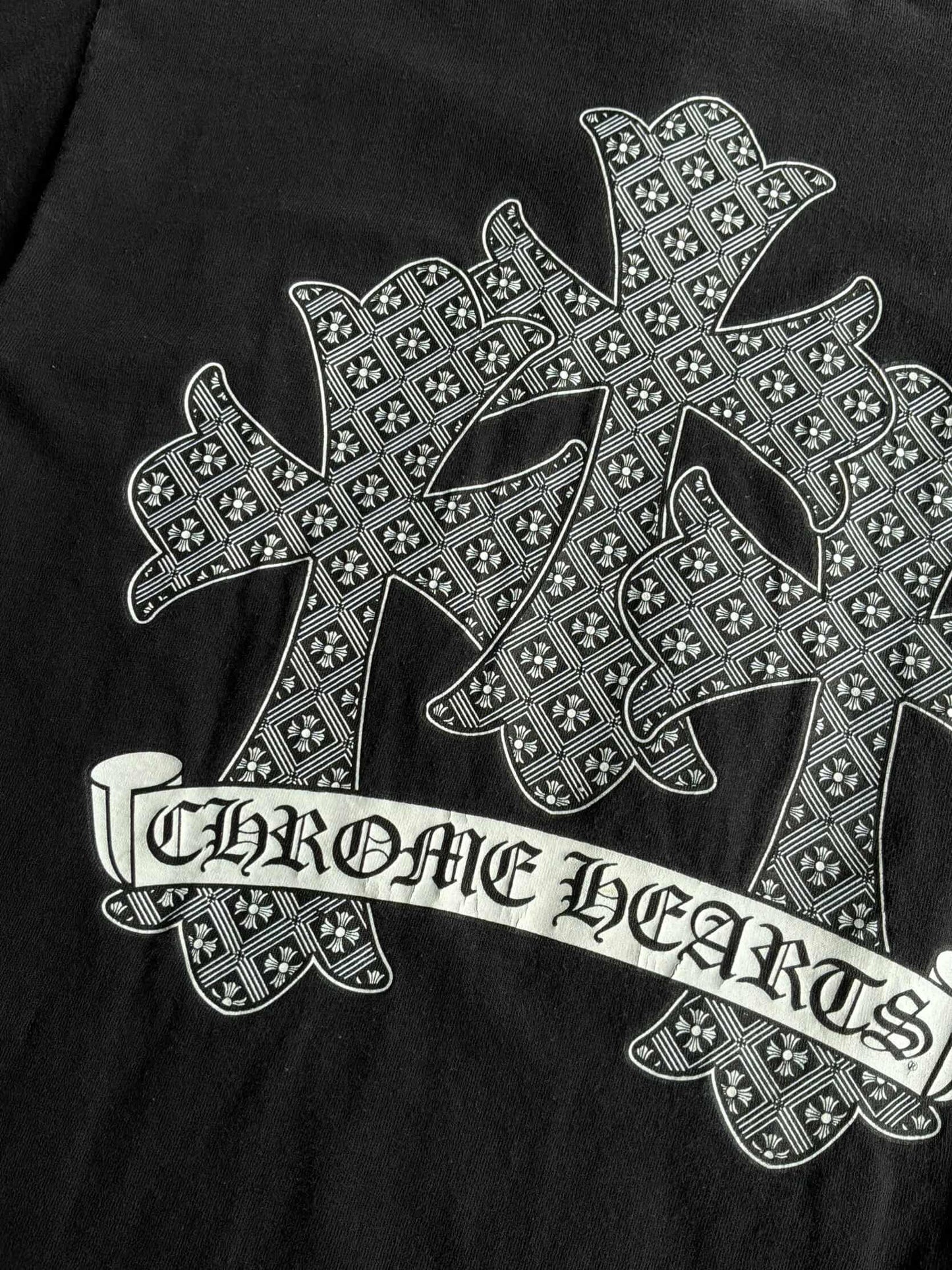 Chrome Hearts Vintage Triple Cross Monogram Tee