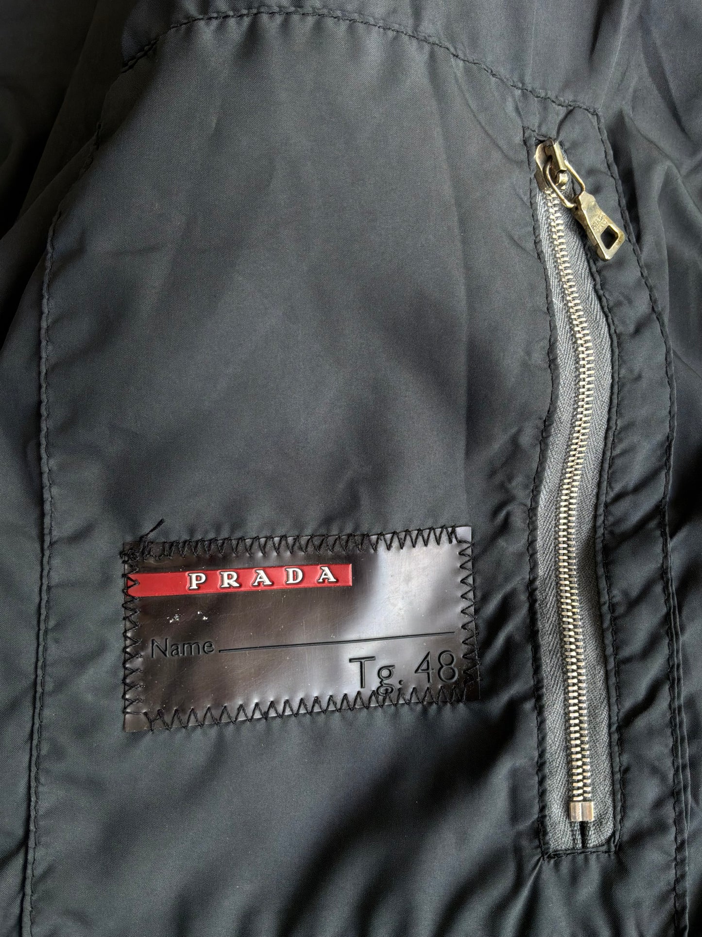 Vintage Prada Sports Two Toned Puffer Jacket
